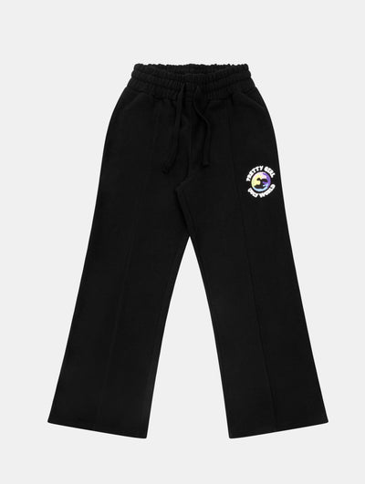 PRETTY GIRL PLEATED SWEATPANT Black