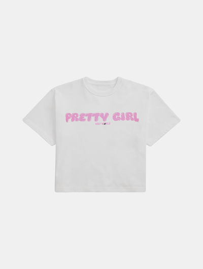 PRETTY GIRL BABY TEE White