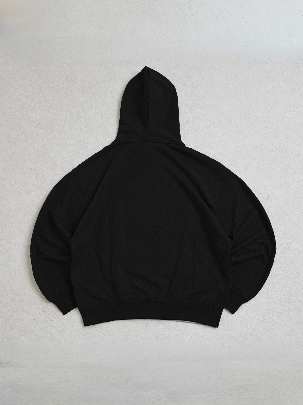 WORLD BLACK ZIP-UP HOODIE