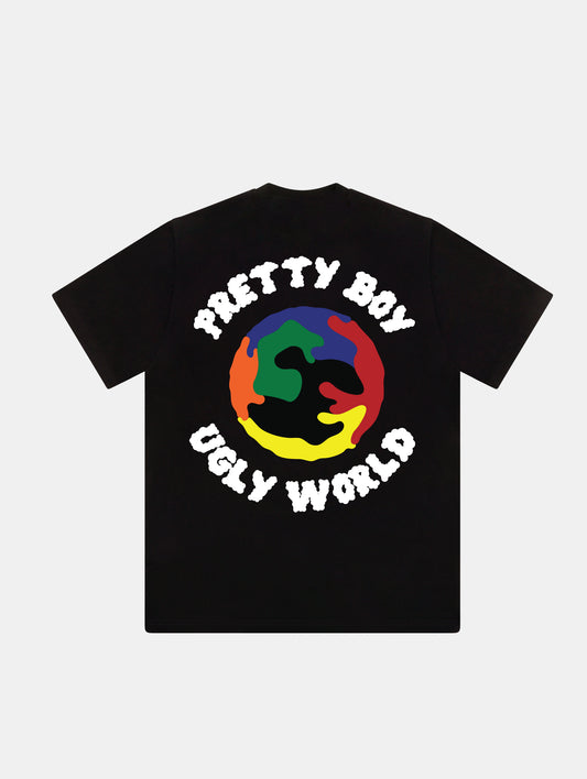 WORLD TEE BLACK