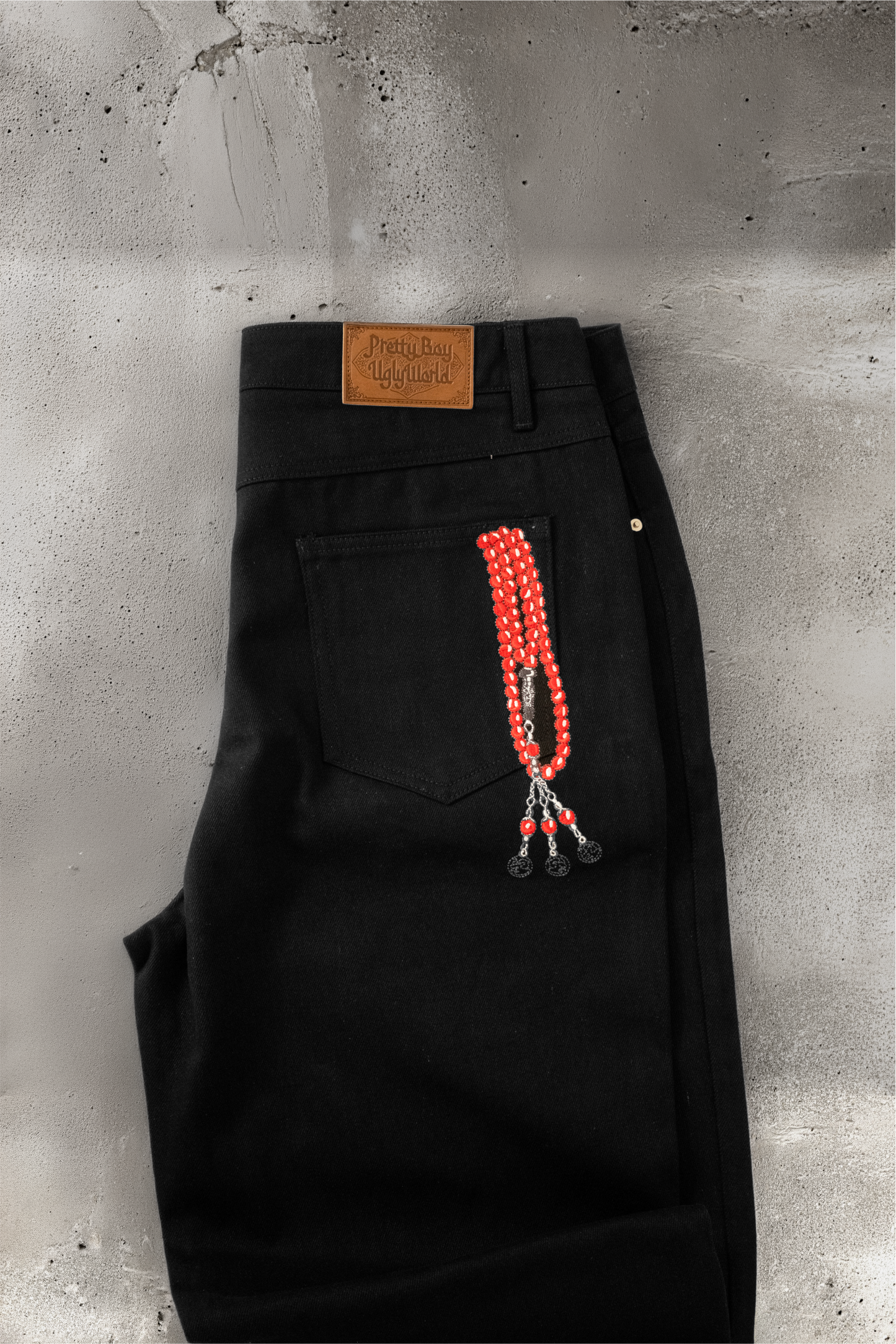 'Beaded' Denim