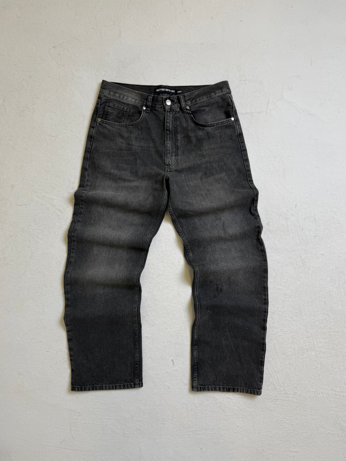 Relaxed Woven straight leg Denim