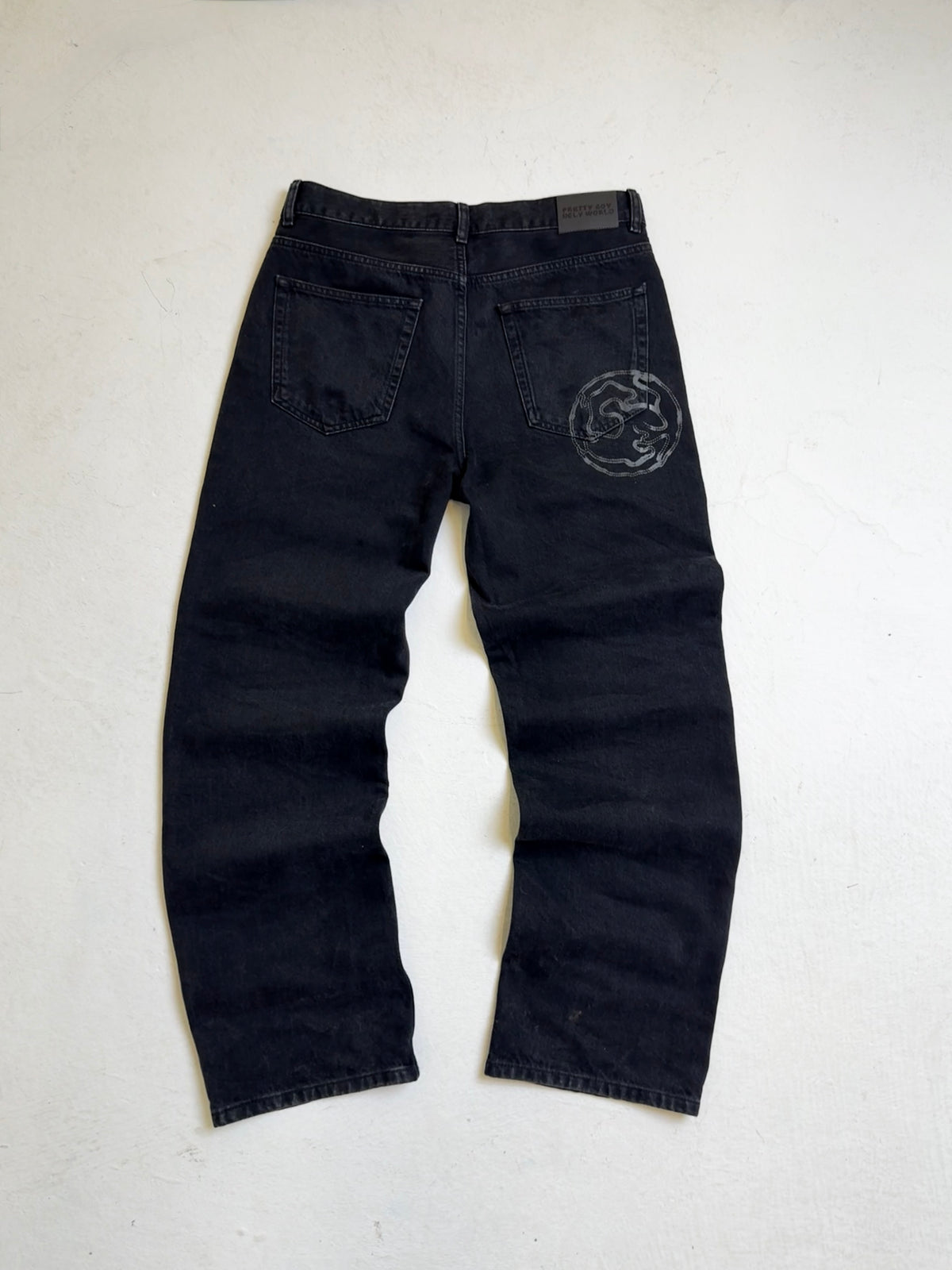Relaxed Woven straight leg Denim