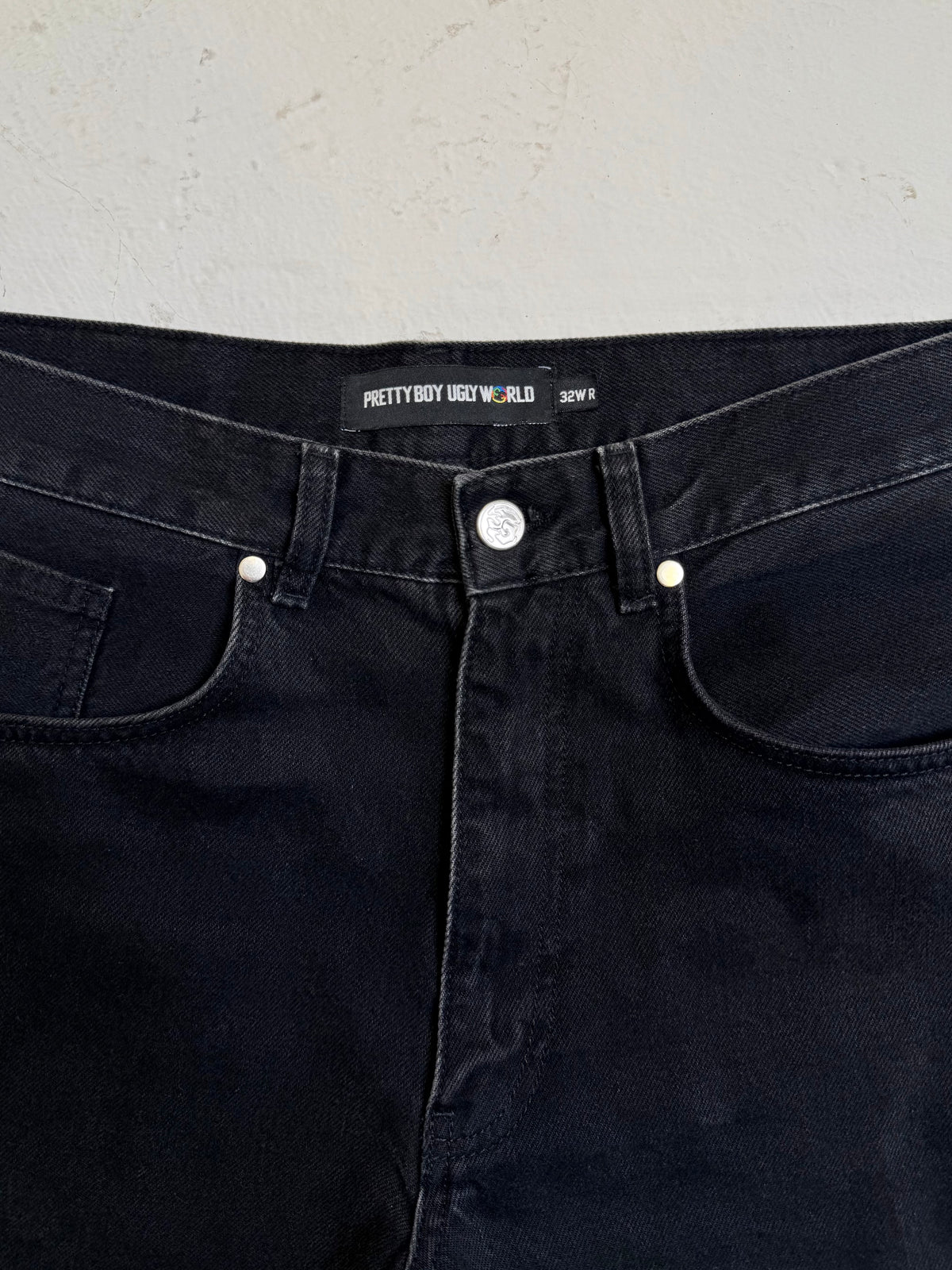 Relaxed Woven straight leg Denim