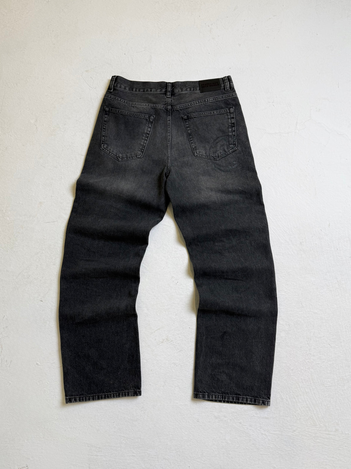 Relaxed Woven straight leg Denim