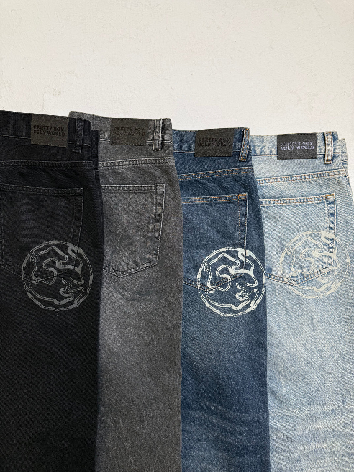 Relaxed Woven straight leg Denim