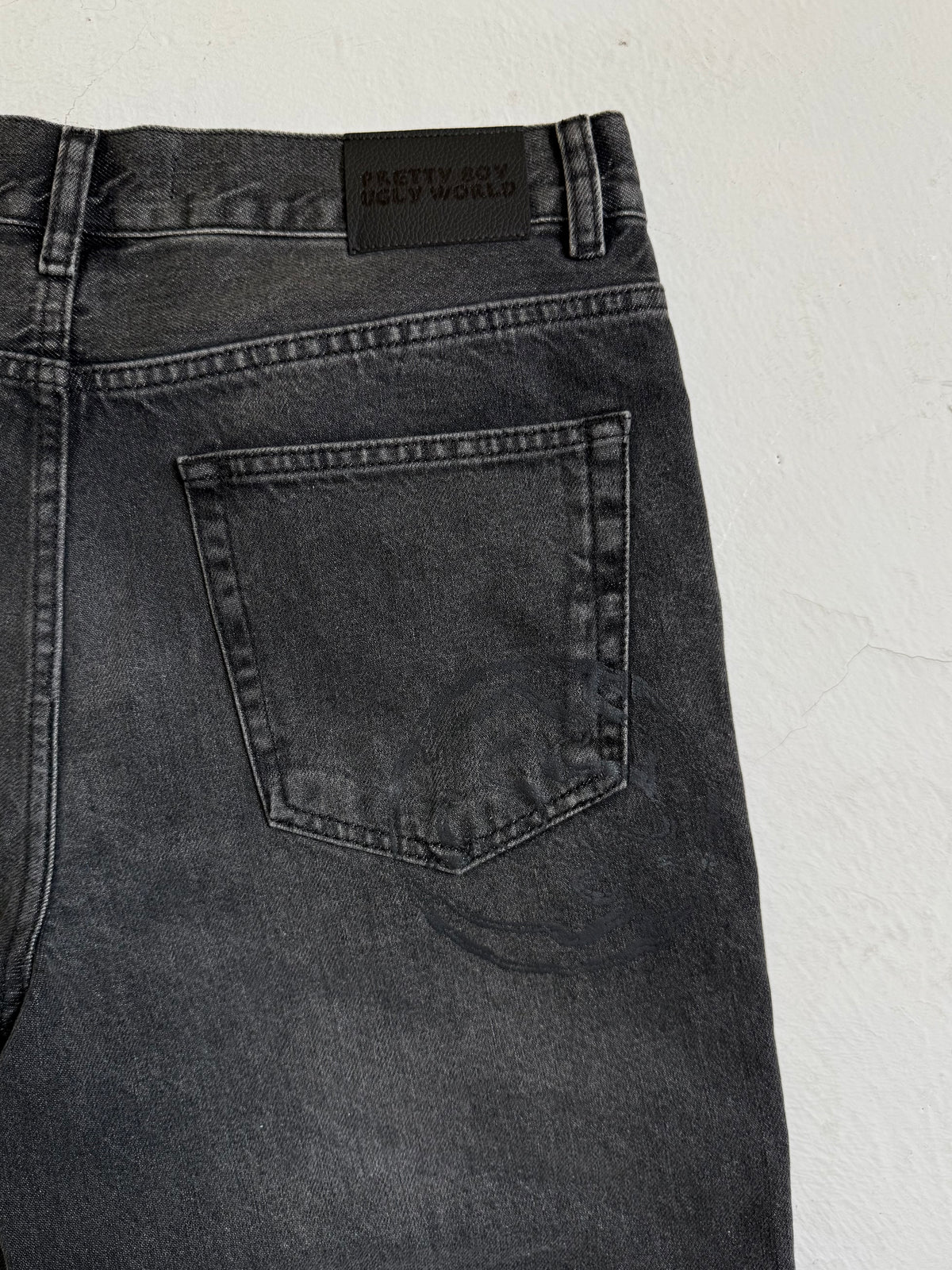 Relaxed Woven straight leg Denim