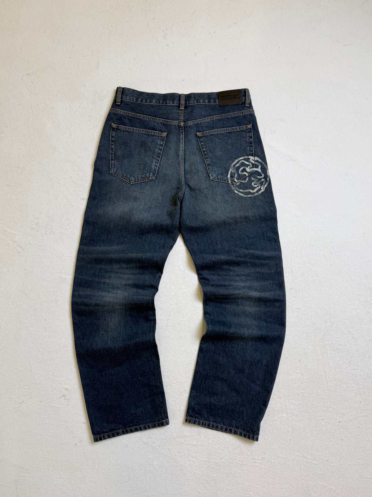 Relaxed Woven straight leg Denim