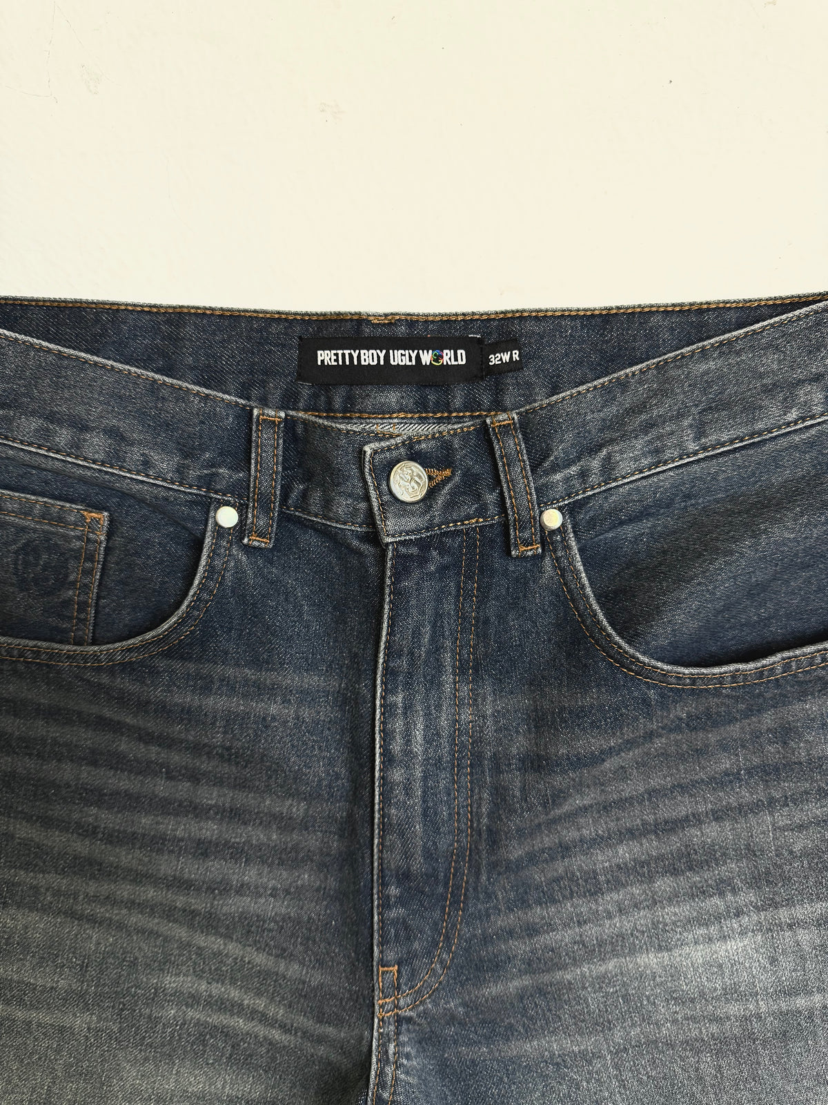Relaxed Woven straight leg Denim