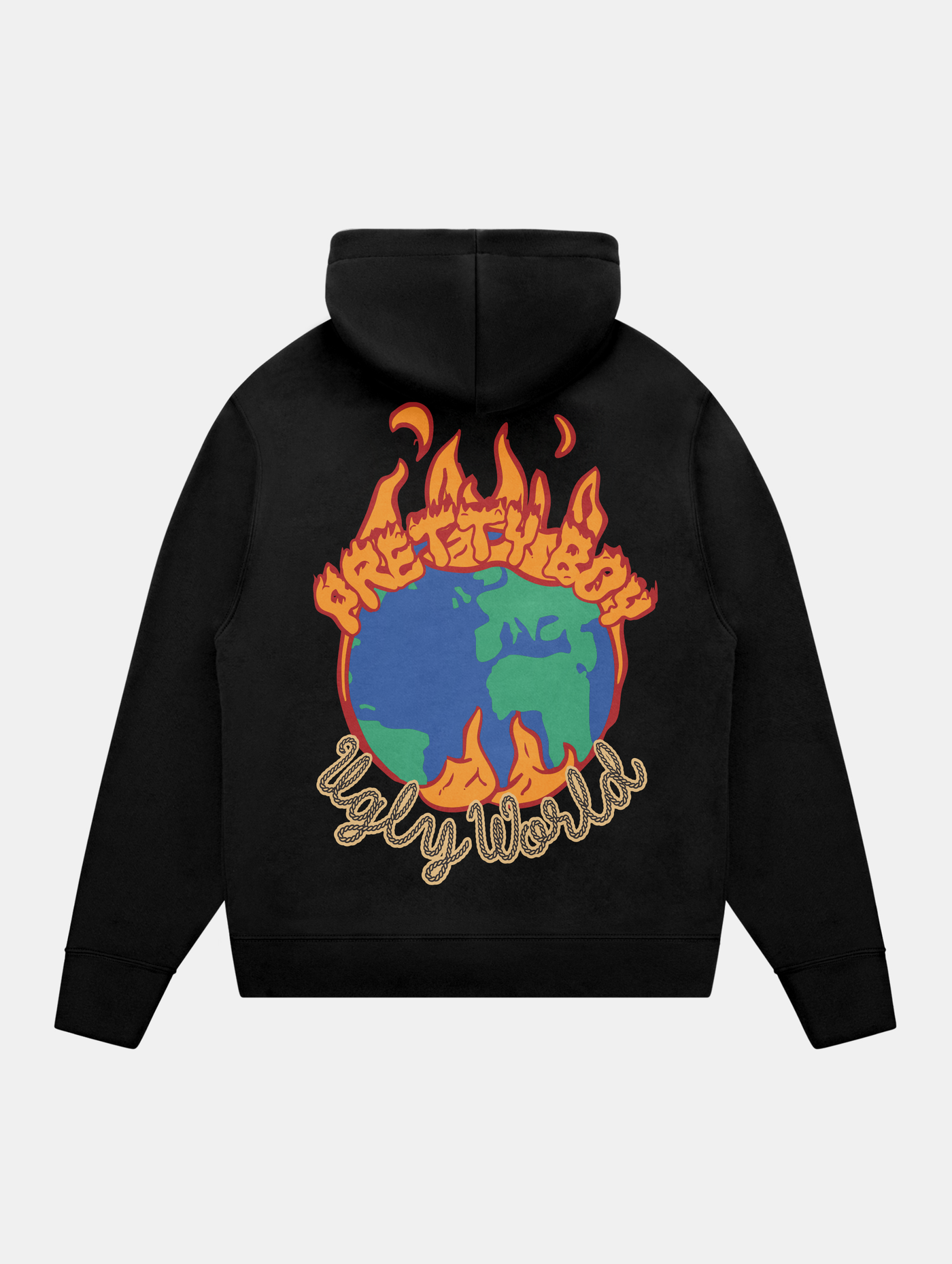 FIRE HOODIE Black