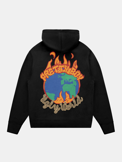 FIRE HOODIE Black