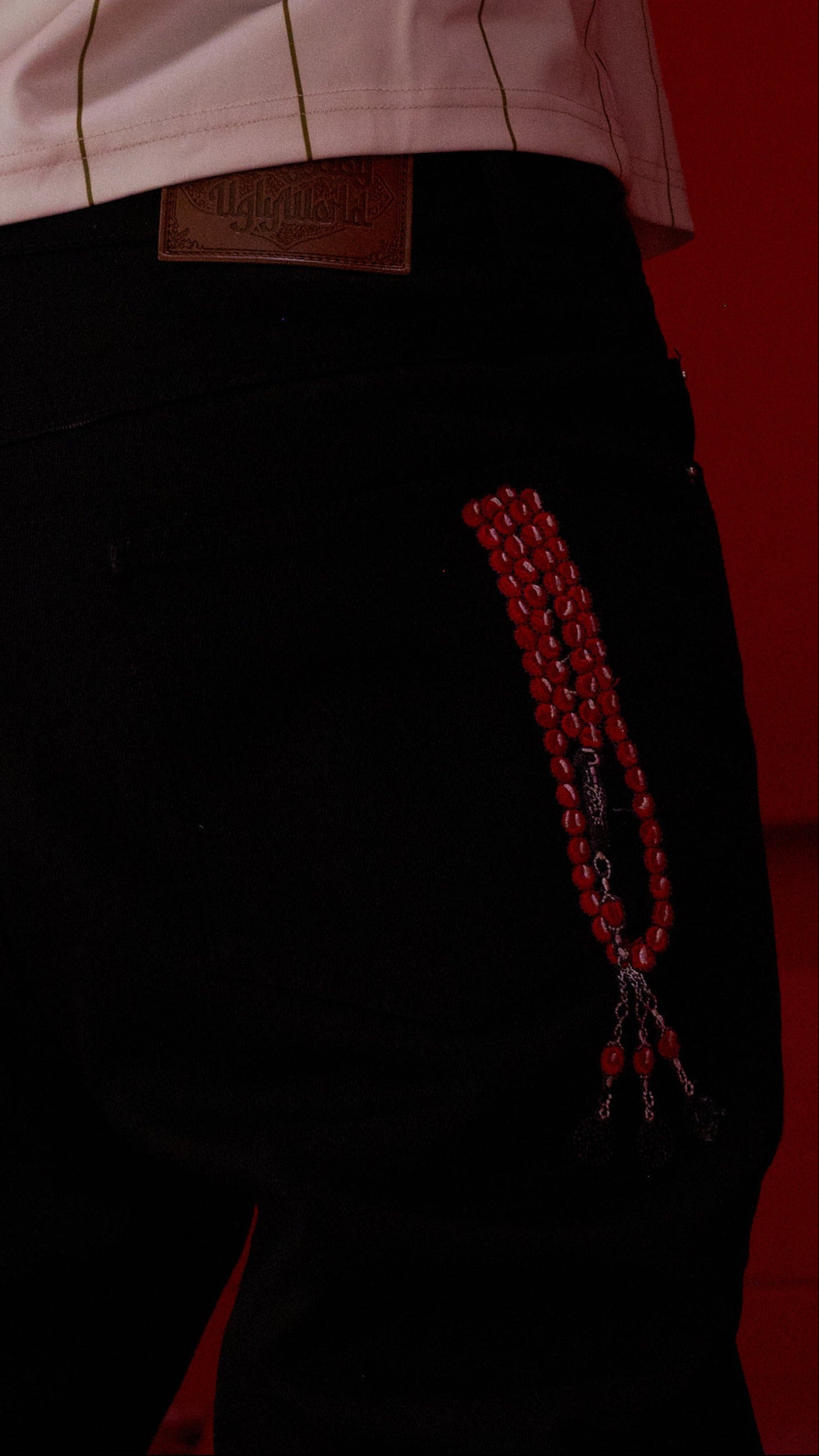 'Beaded' Denim
