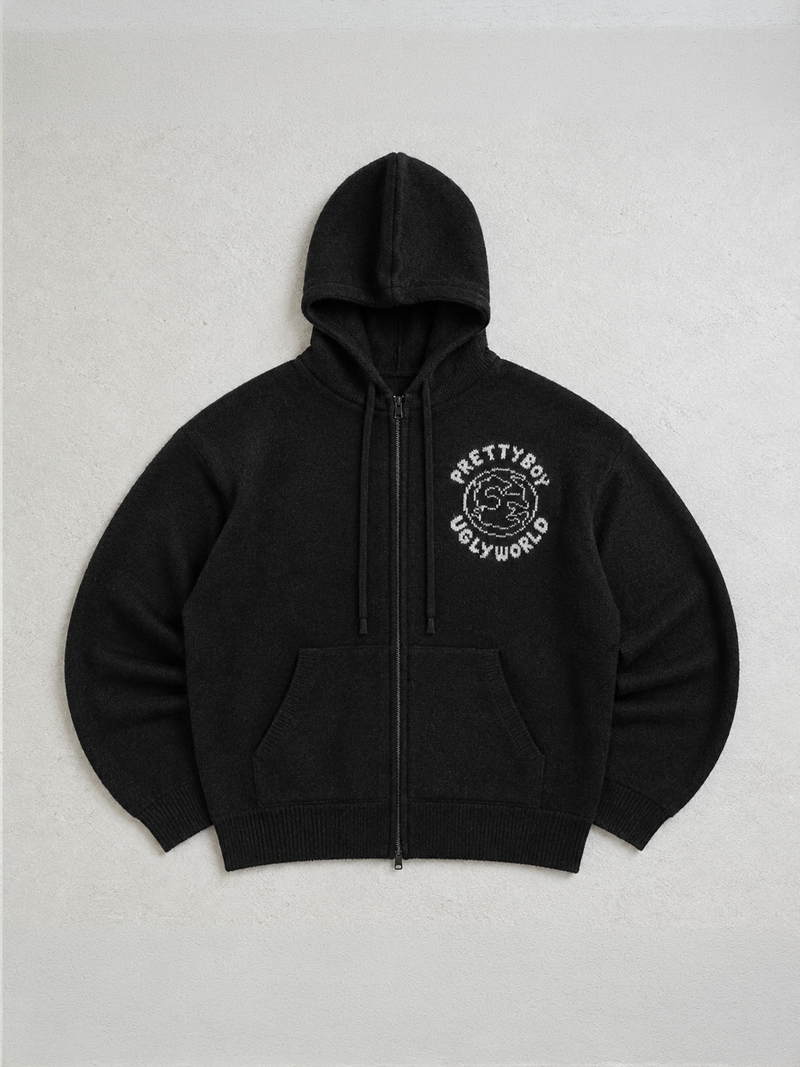 WORLD KNITTED ZIP-UP