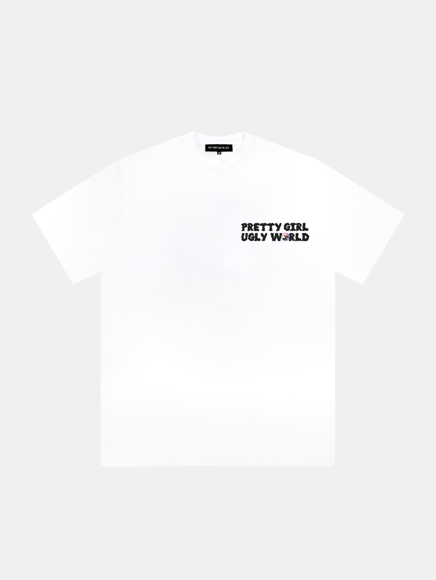 PRETTY GIRL WORLD T-SHIRT White
