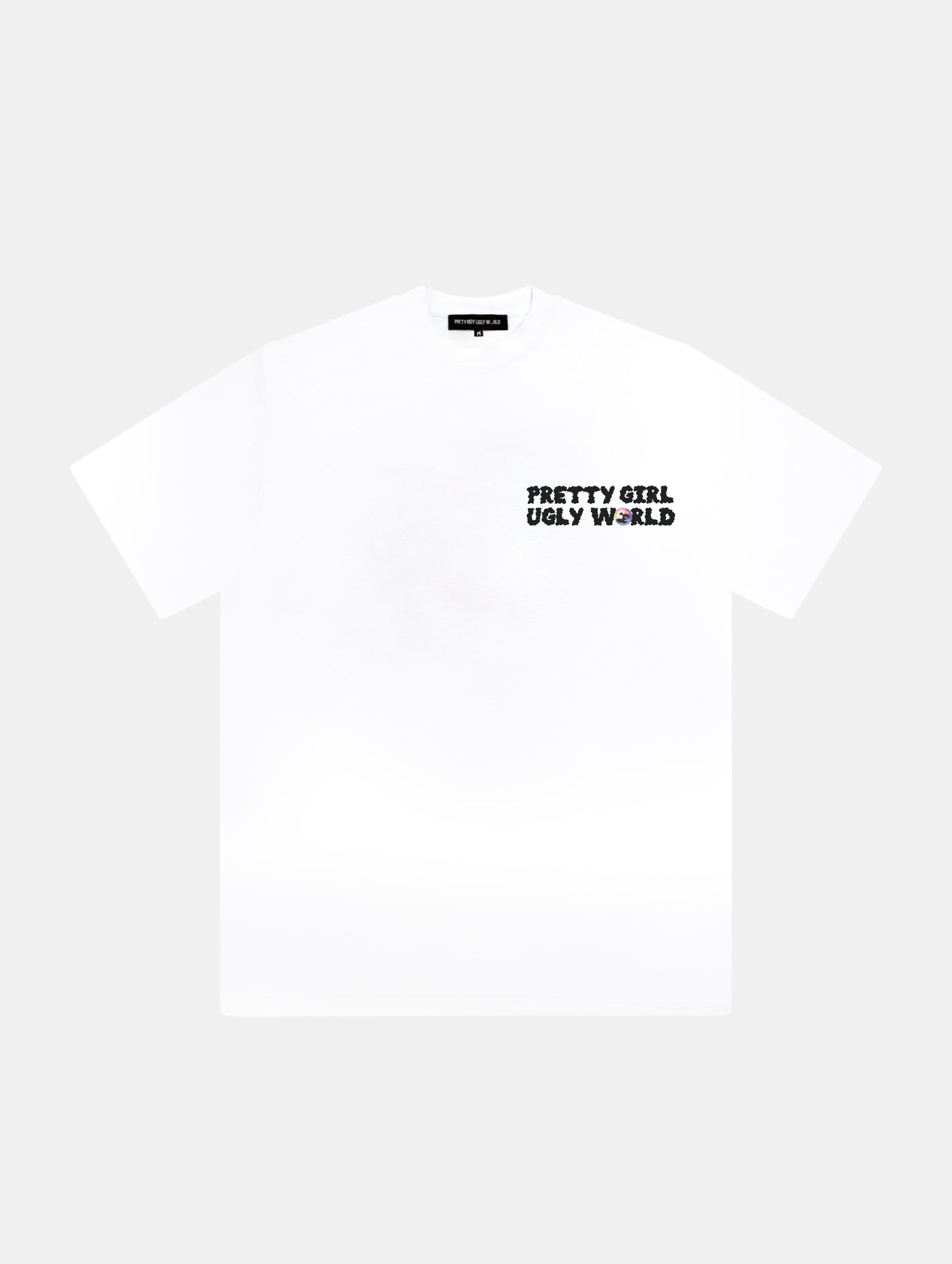PRETTY GIRL WORLD T-SHIRT White
