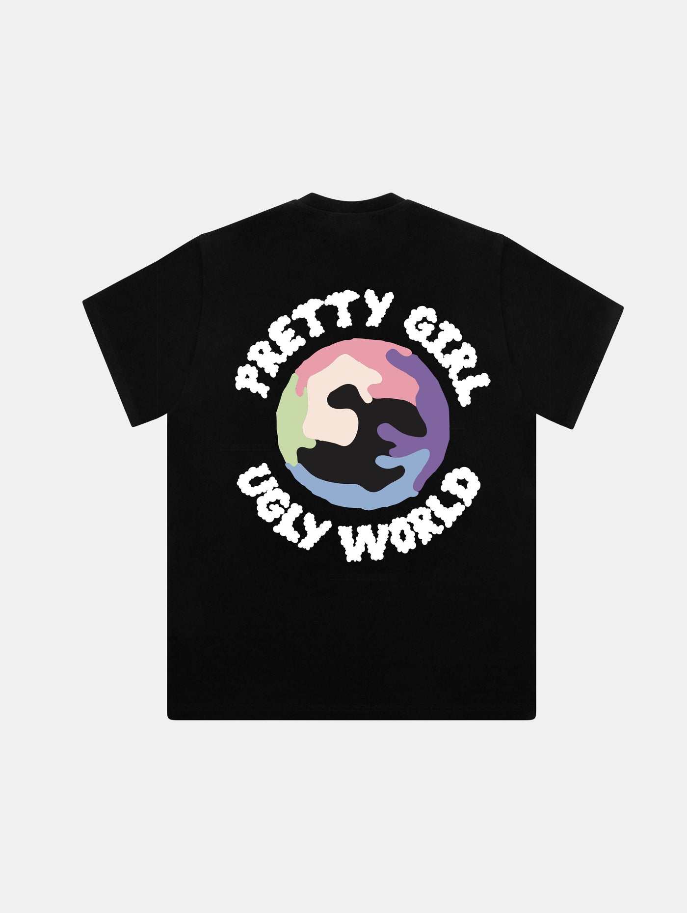 PRETTY GIRL WORLD T-SHIRT Black