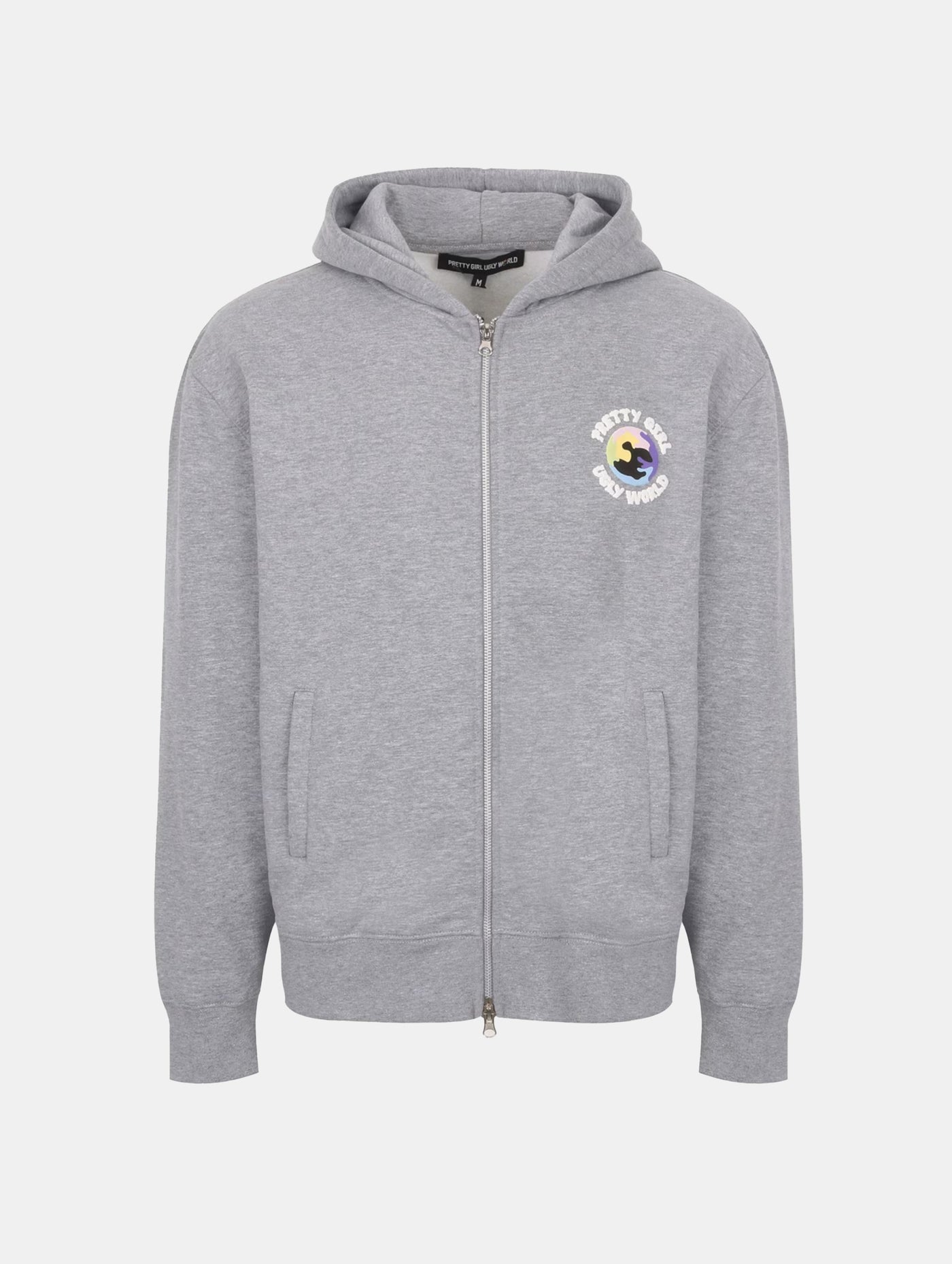 PRETTY GIRL WORLD ZIP HOOD Black