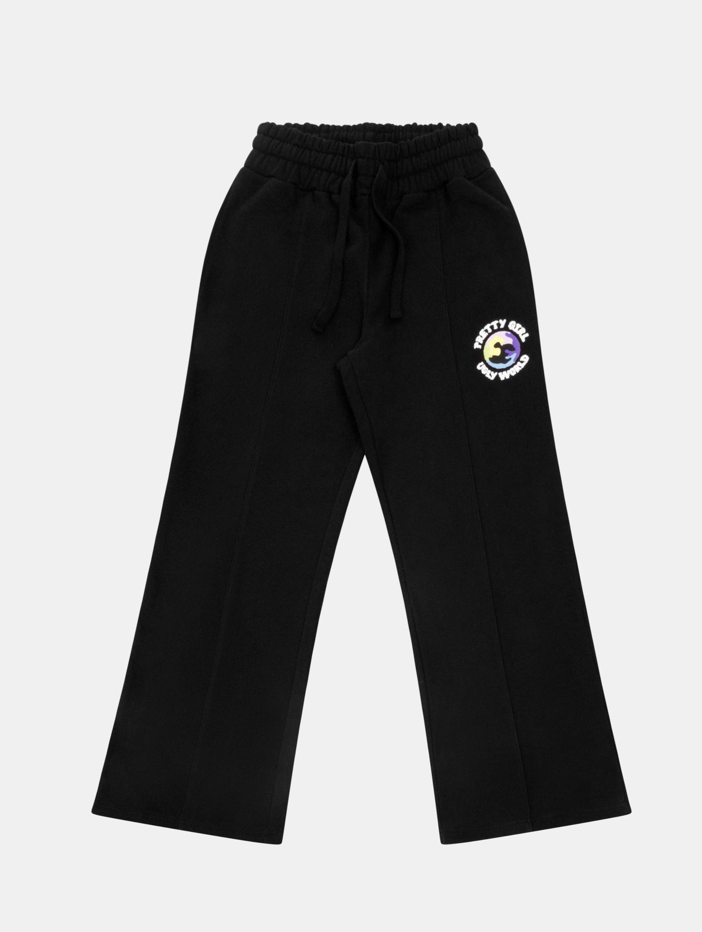 PRETTY GIRL PLEATED SWEATPANT Black