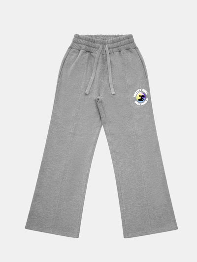 PRETTY GIRL PLEATED SWEATPANT Grey