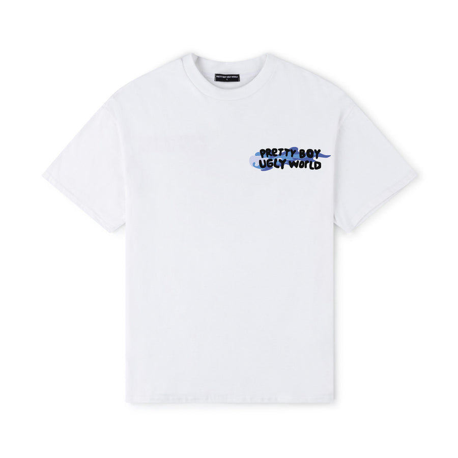 FLAMES TEE WHITE