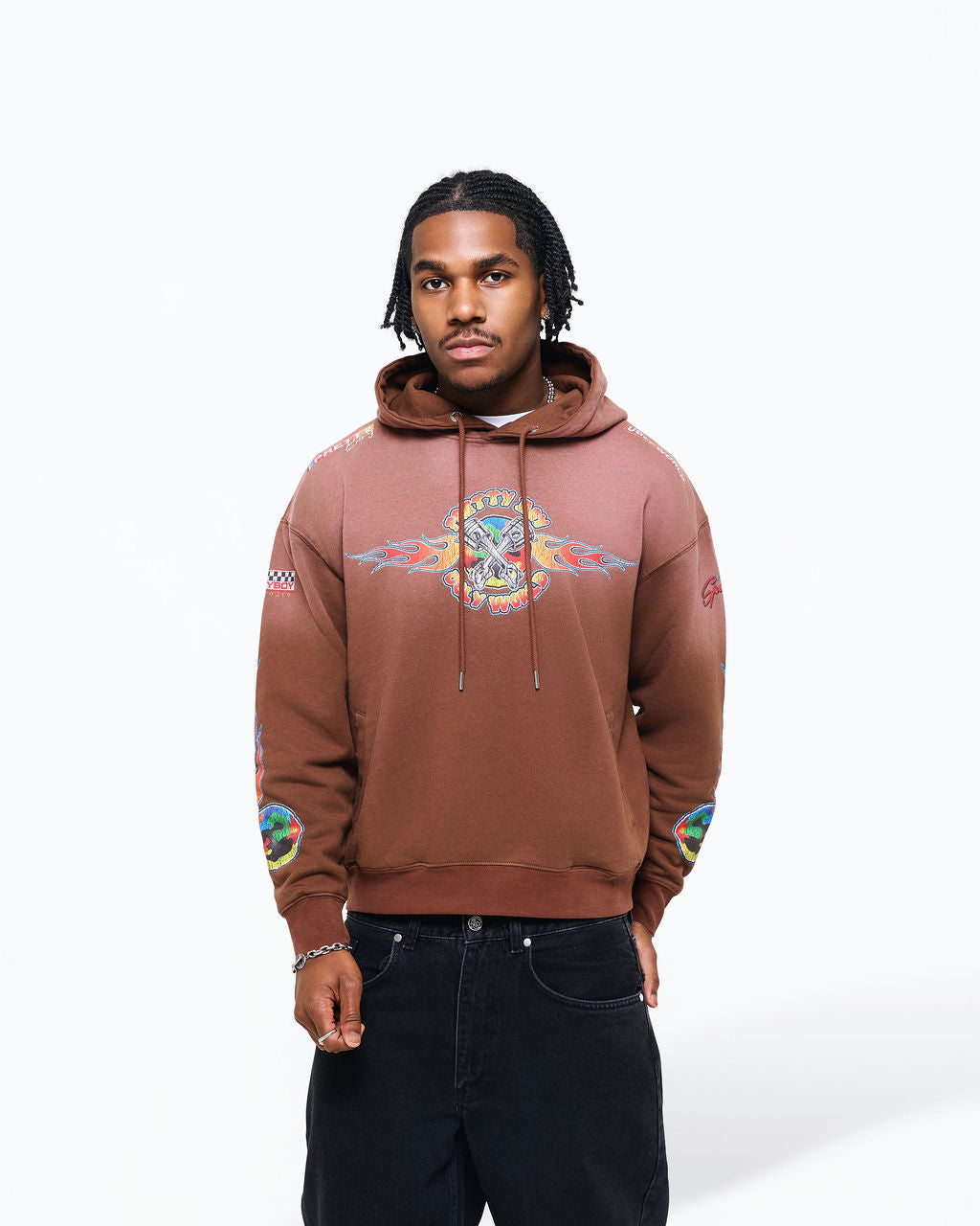 PISTON BROWN HOODIE