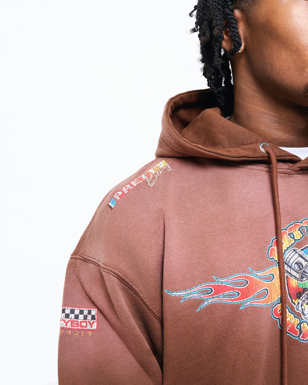 PISTON BROWN HOODIE