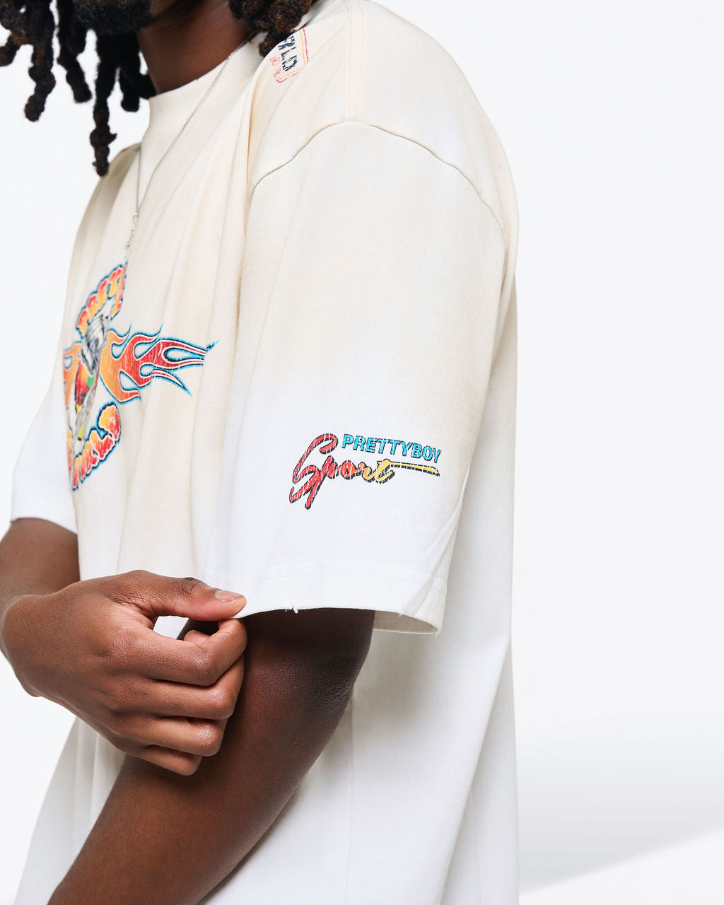 PISTON WASHED WHITE TEE