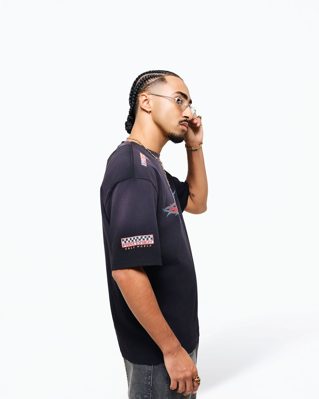 PISTON WASHED BLACK TEE