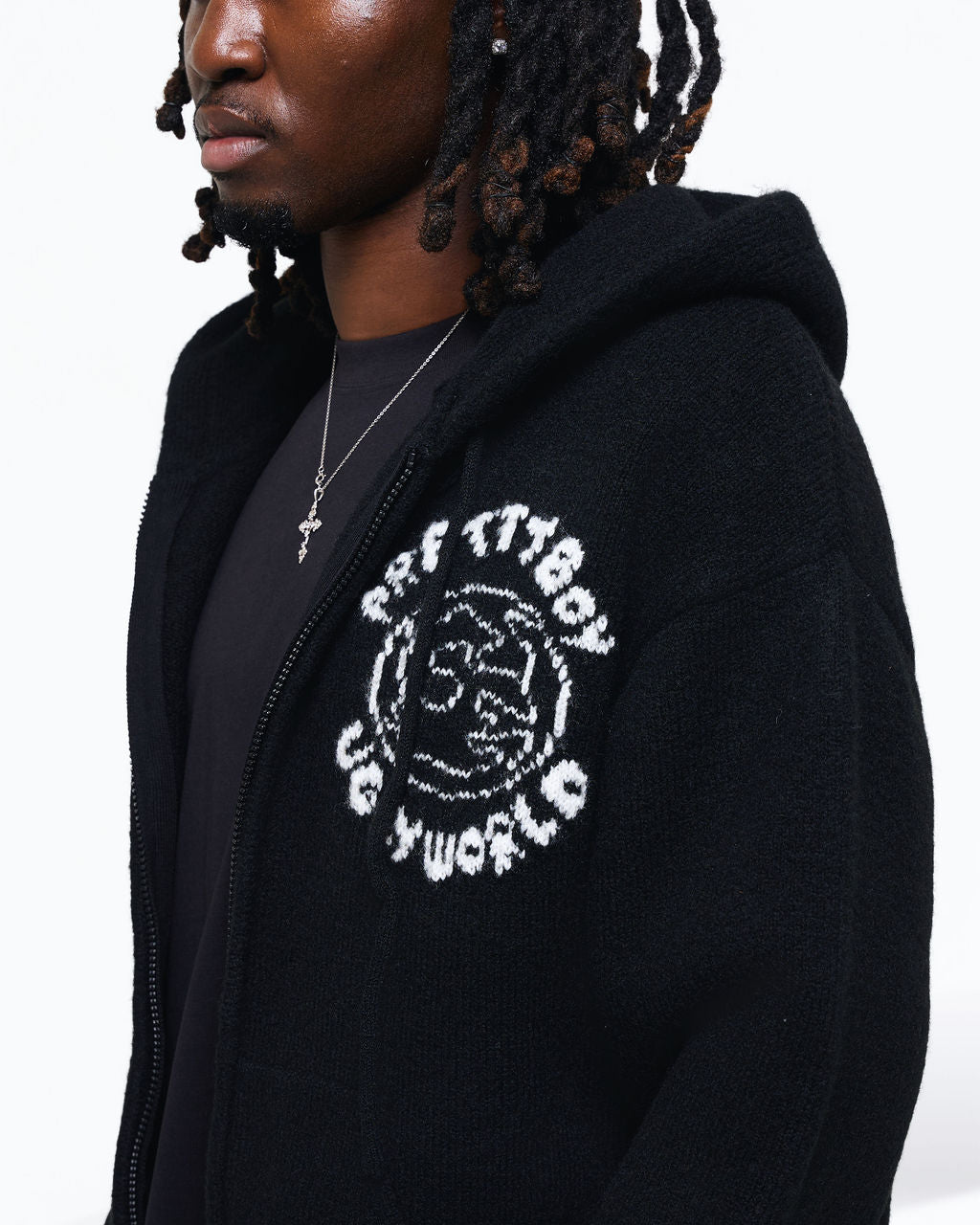 WORLD KNITTED ZIP-UP