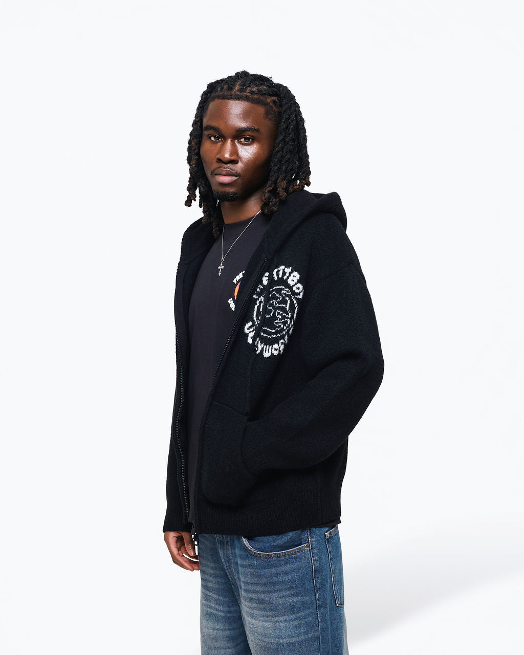 WORLD KNITTED ZIP-UP