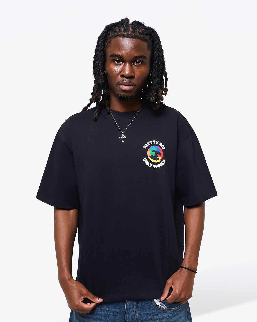 WORLD BLACK TEE