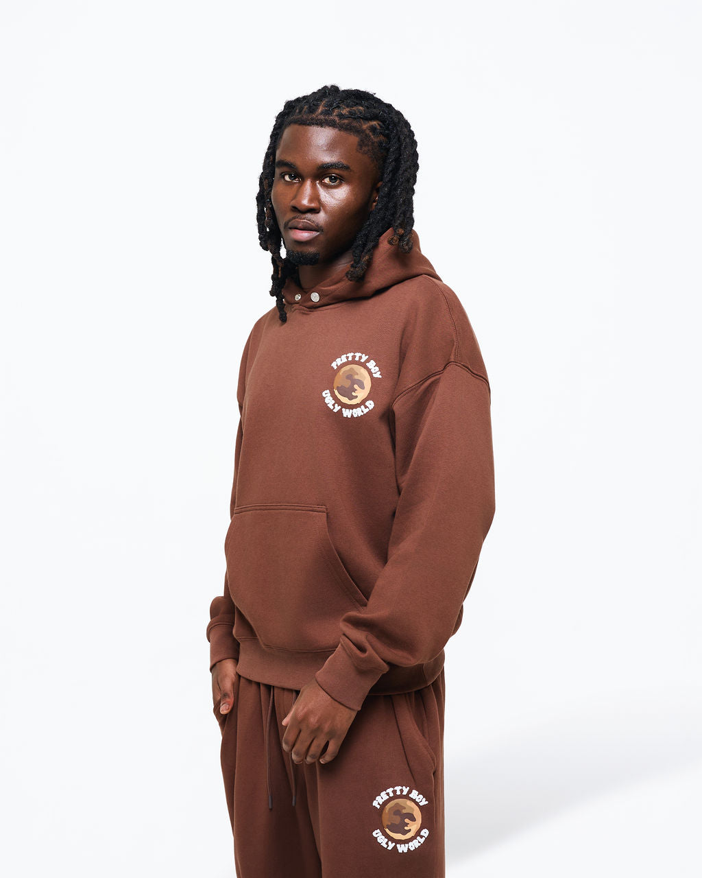 WORLD BROWN HOODIE
