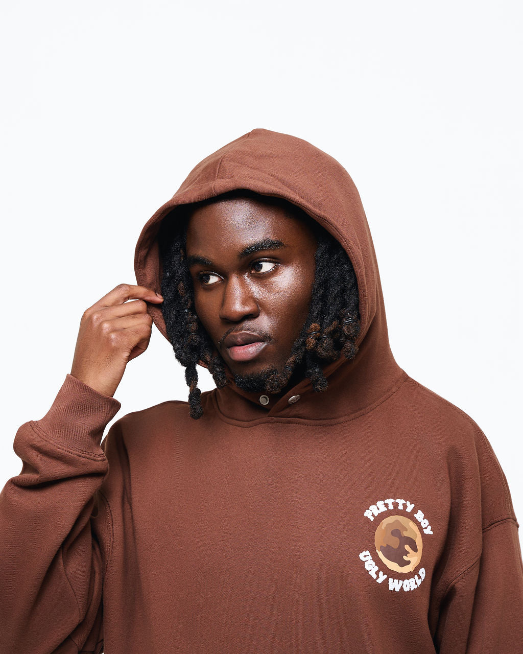 WORLD BROWN HOODIE