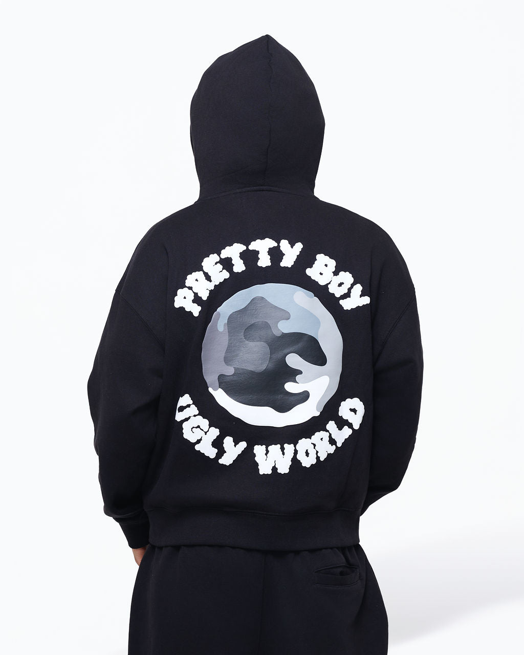 WORLD BLACK/GREY HOODIE