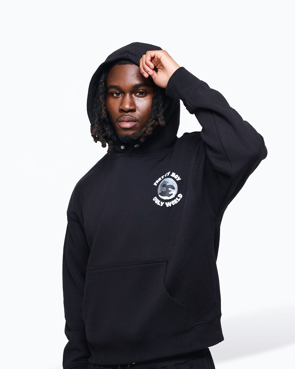WORLD BLACK/GREY HOODIE