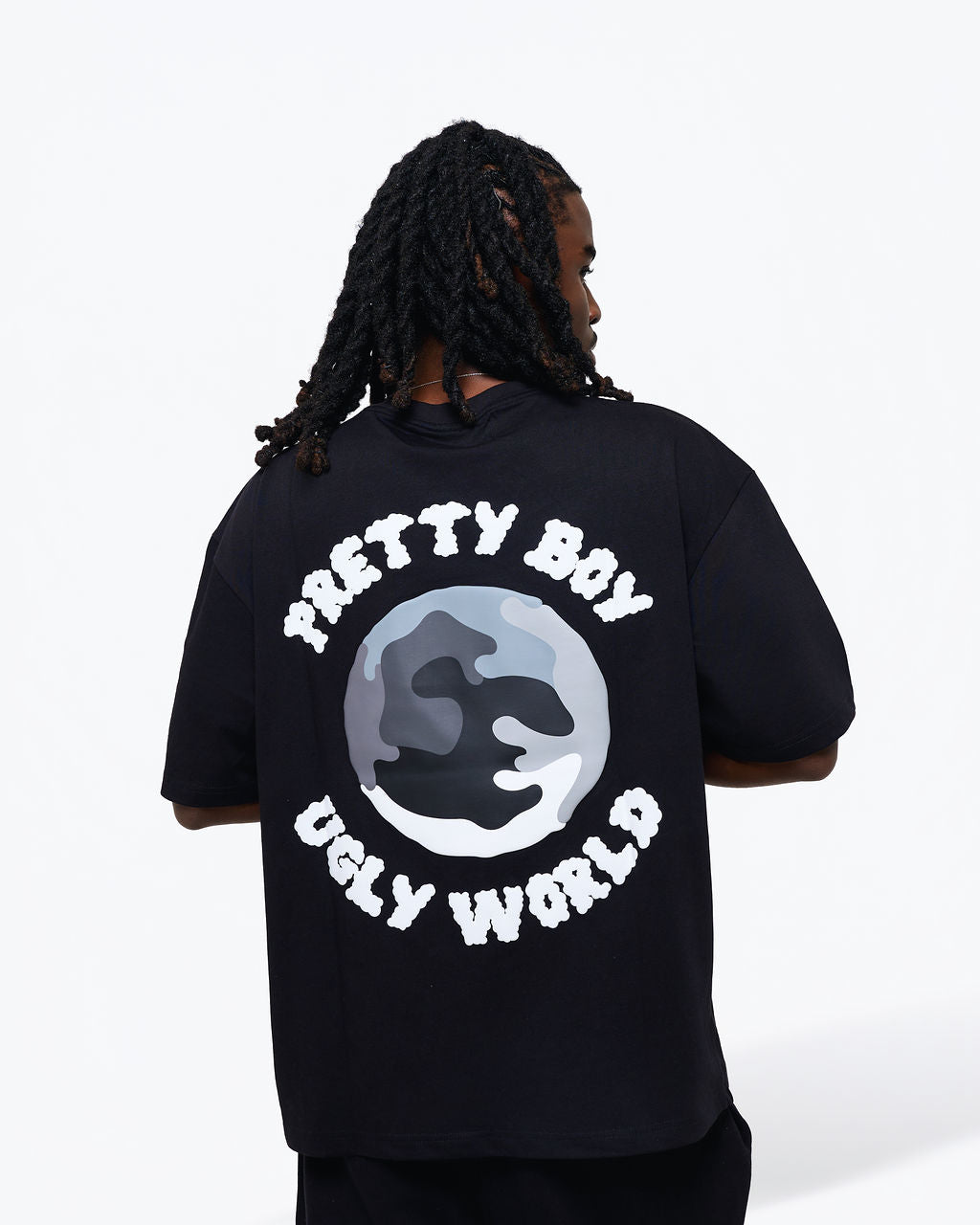 WORLD BLACK/GREY TEE