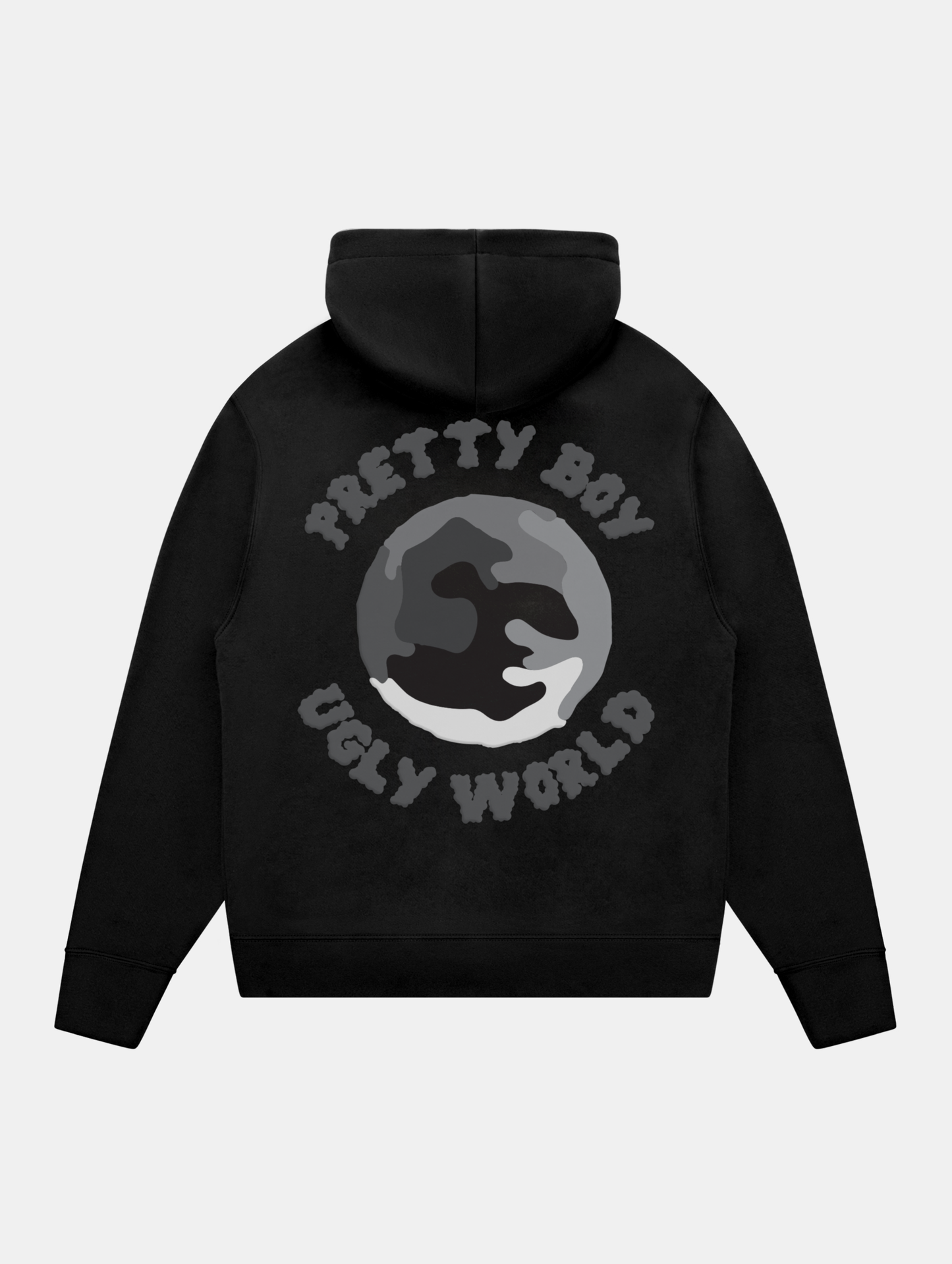 WORLD HOODIE CAMO BLACK