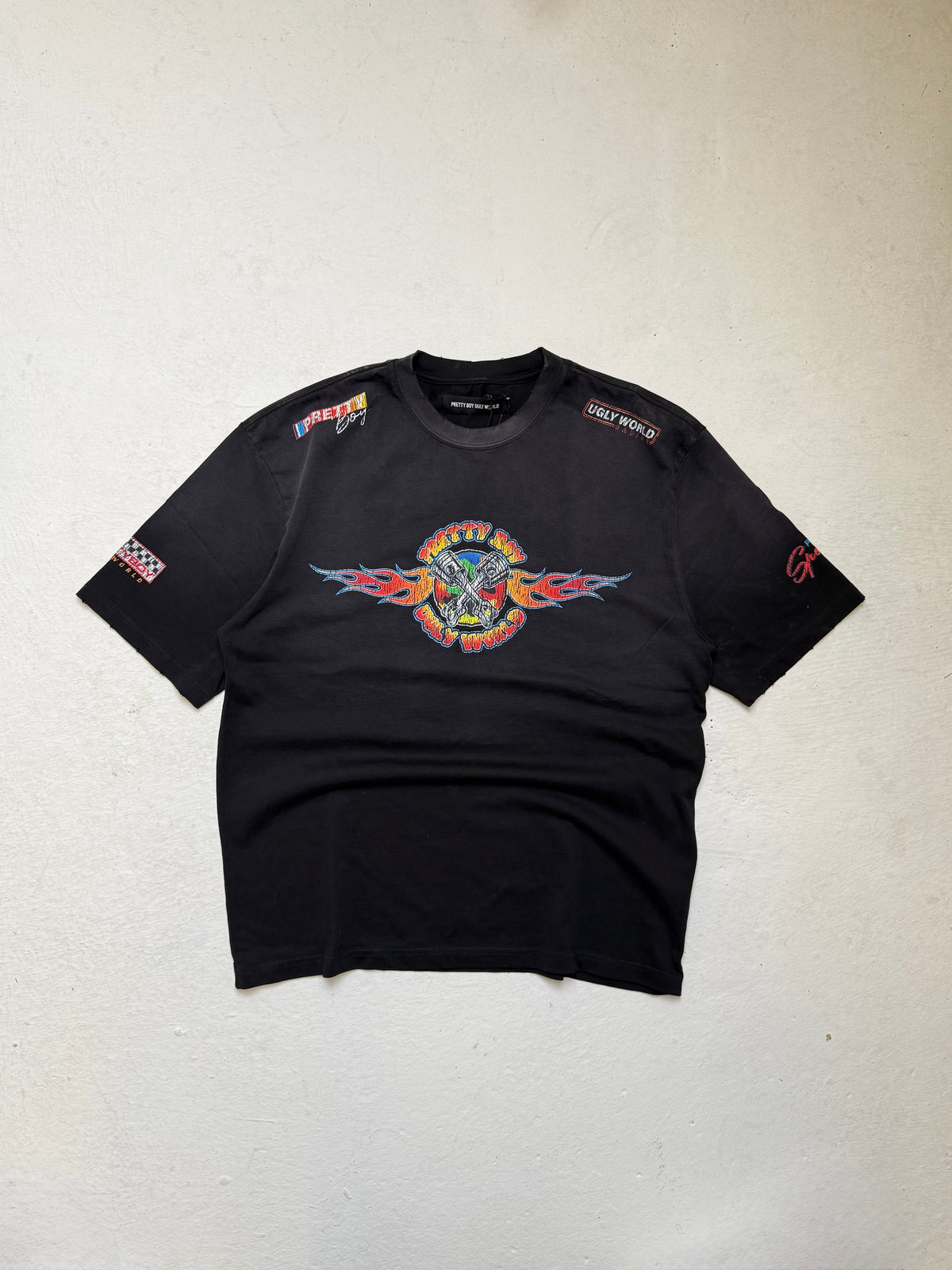 PISTON WASHED BLACK TEE
