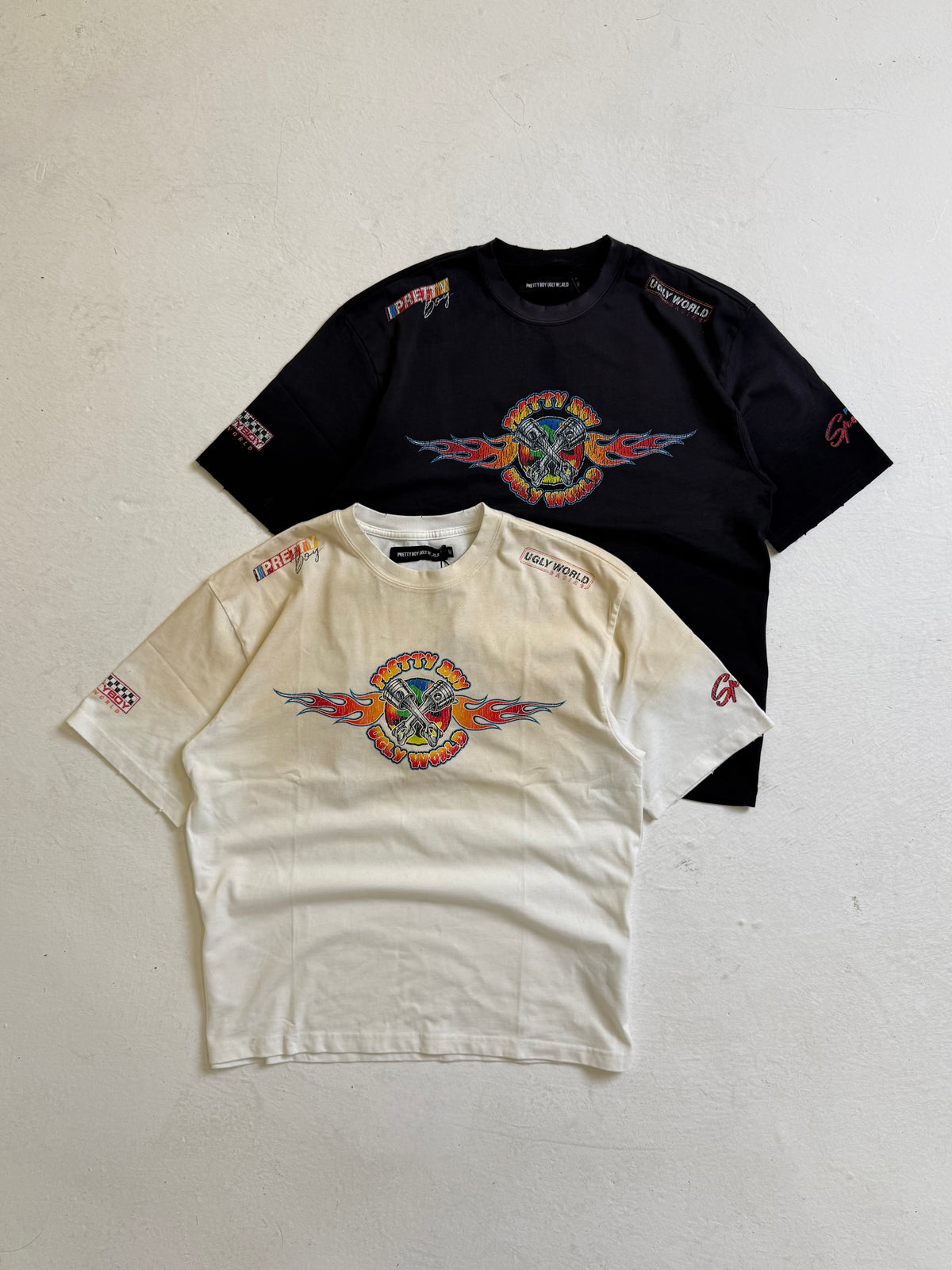 PISTON WASHED BLACK TEE
