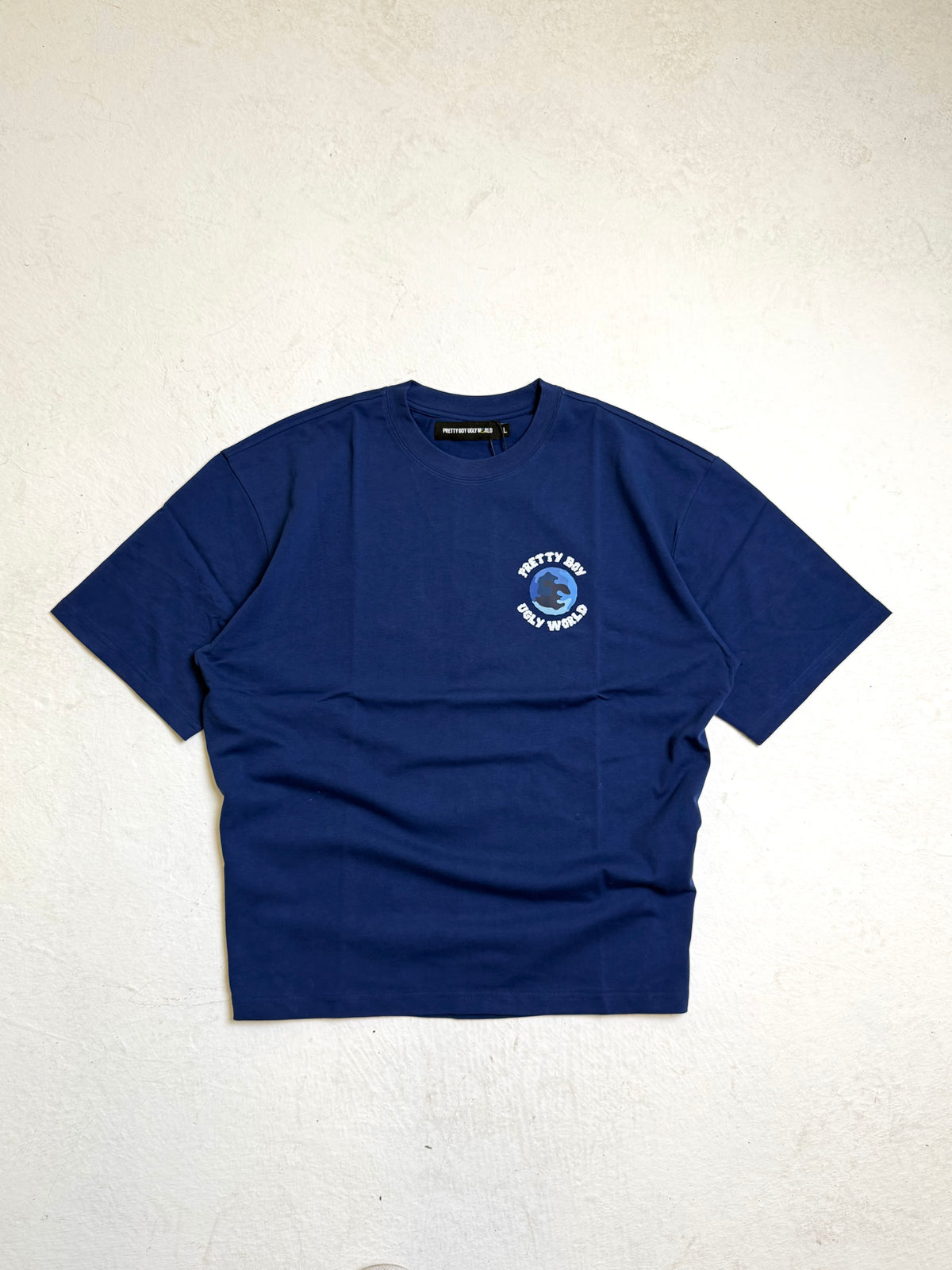 WORLD NAVY TEE
