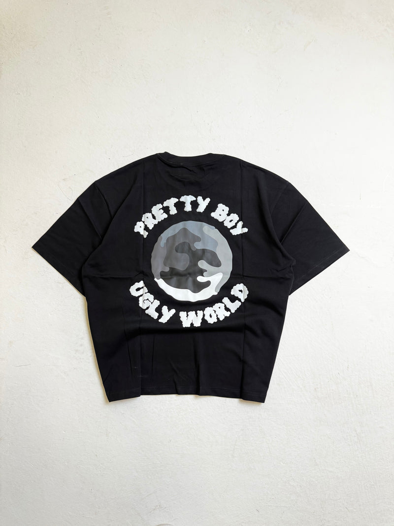 WORLD BLACK/GREY TEE