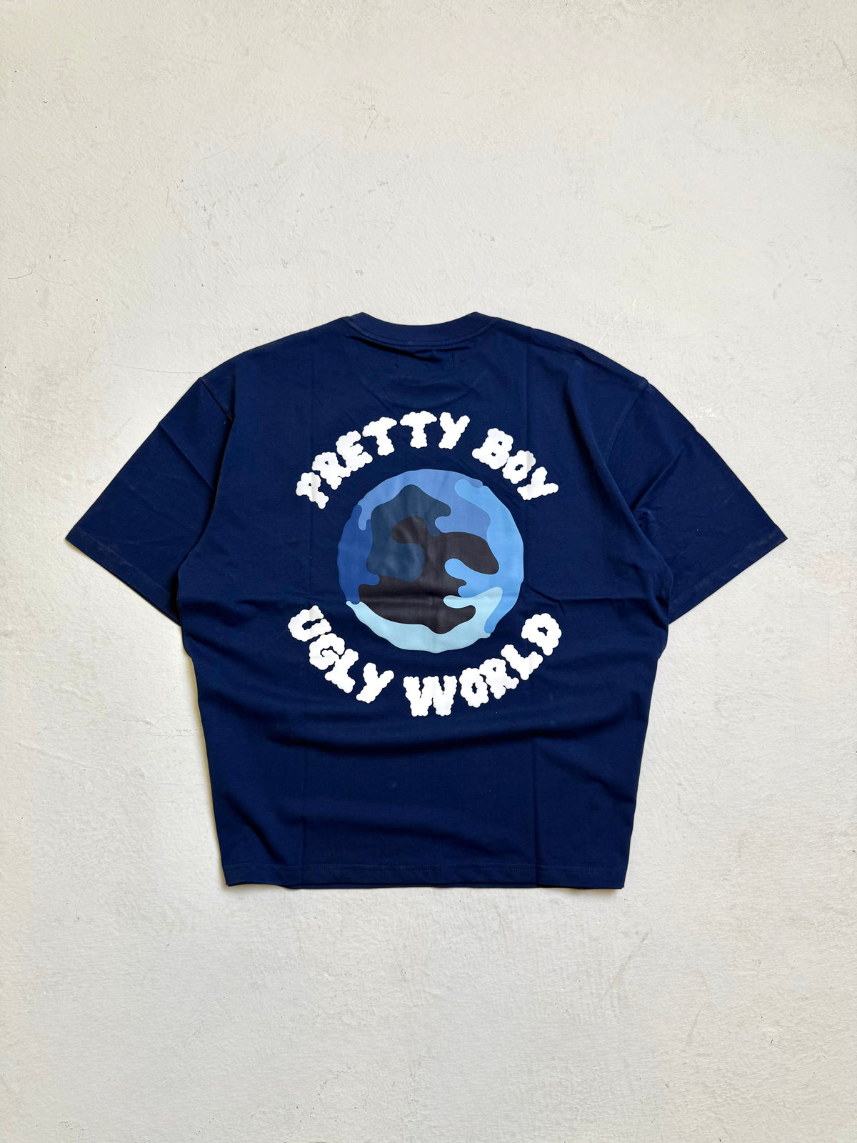 WORLD NAVY TEE