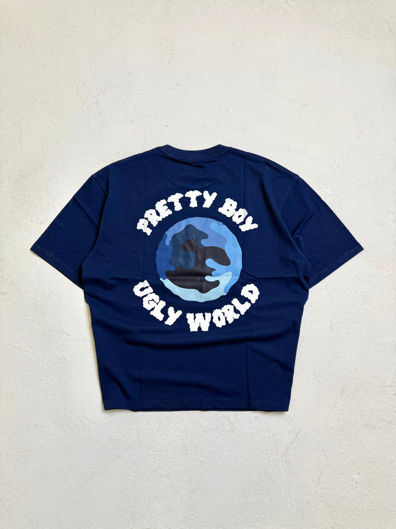 WORLD NAVY TEE