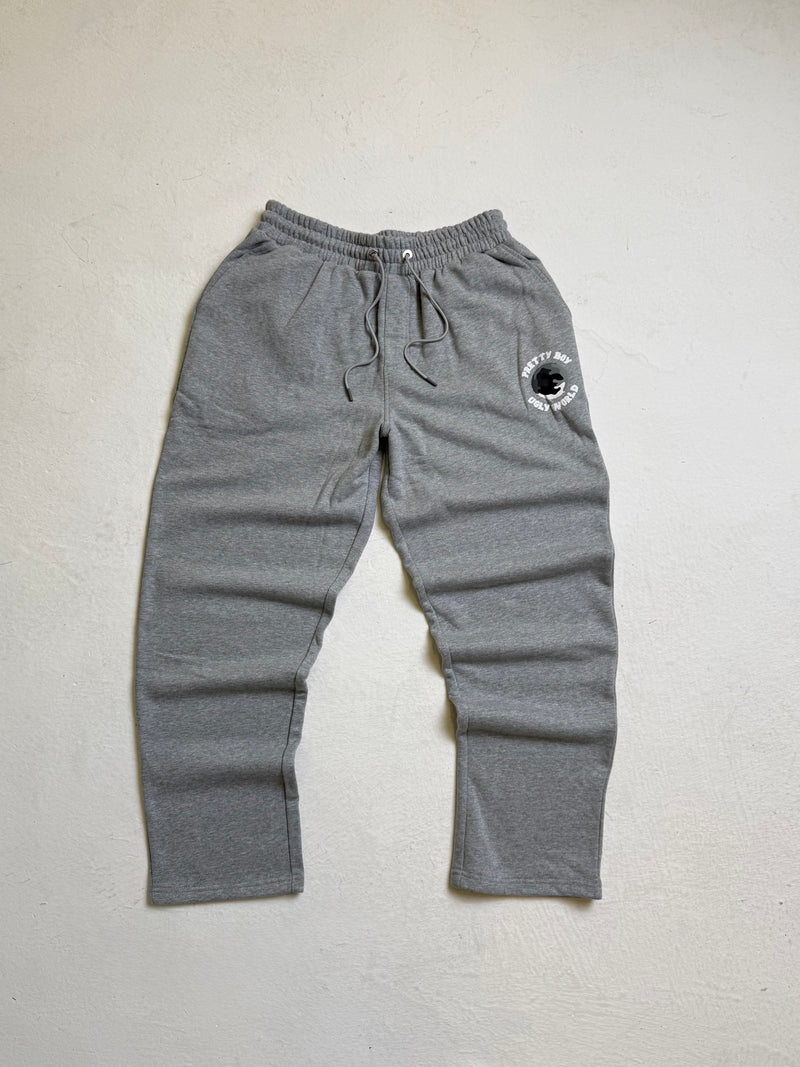 WORLD GREY/BLACK SWEATPANT