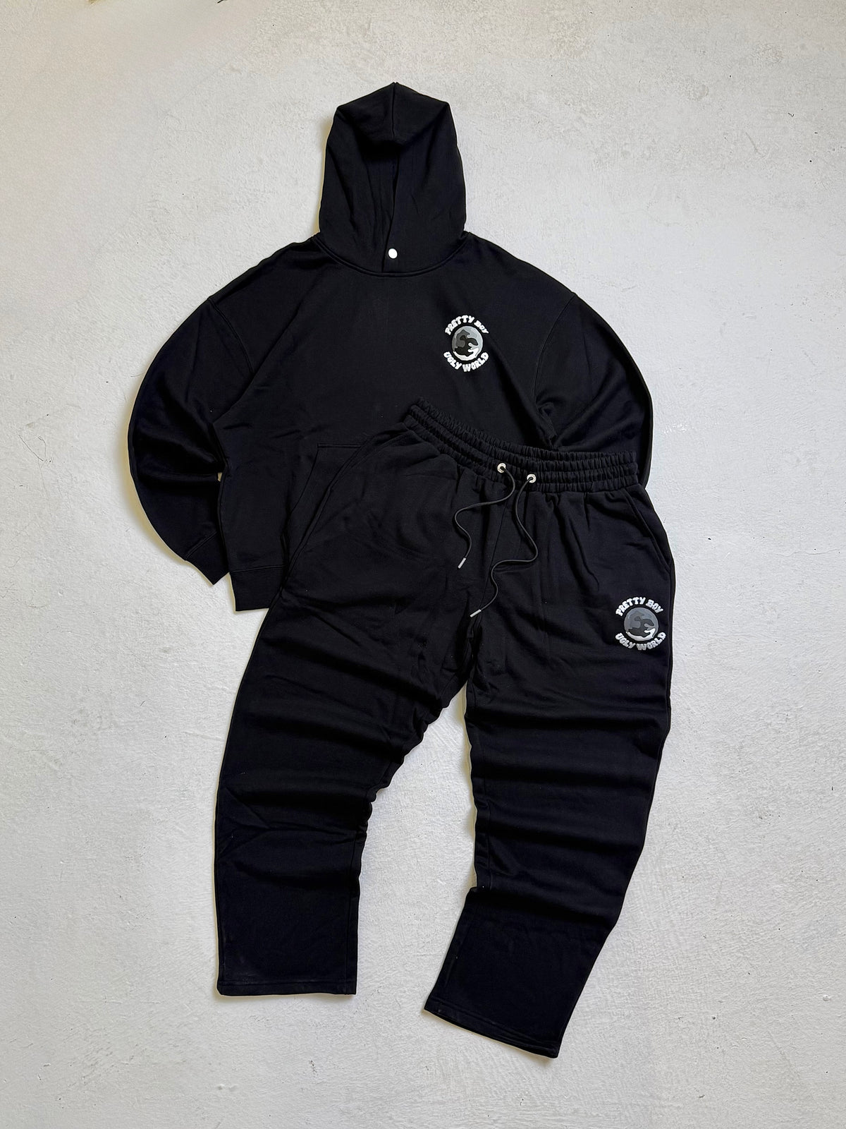 WORLD BLACK/GREY SWEATPANT
