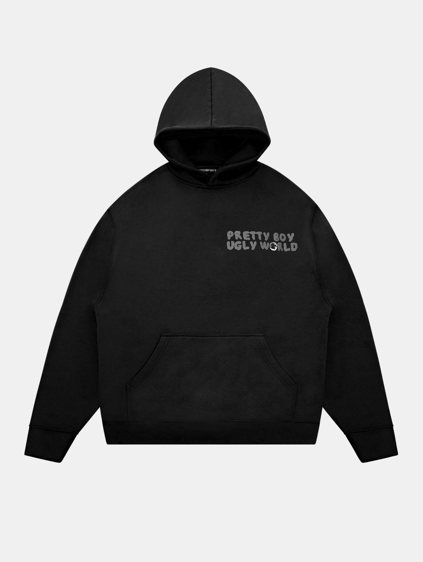 WORLD HOODIE CAMO BLACK