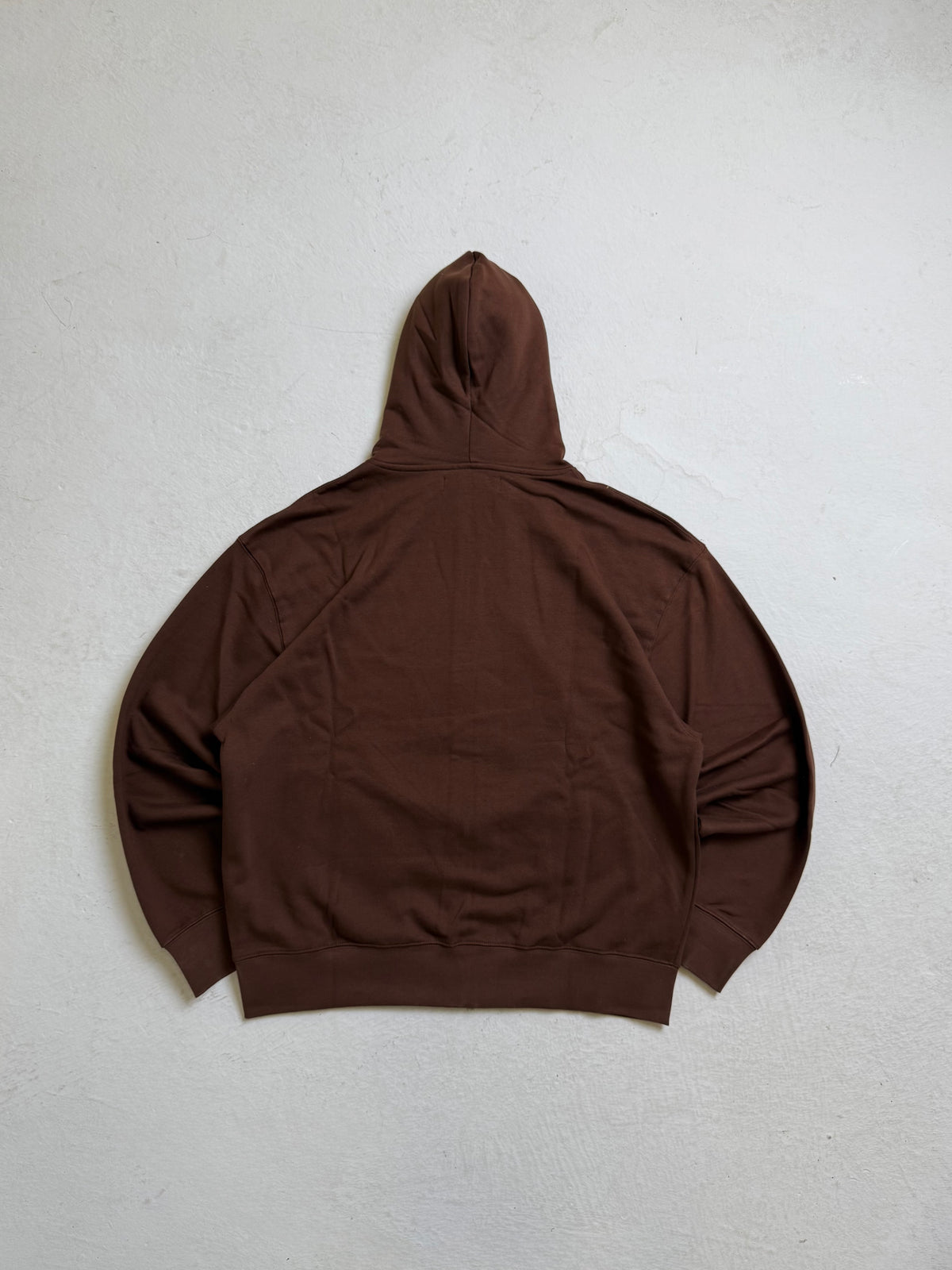 WORLD BROWN ZIP-UP HOODIE