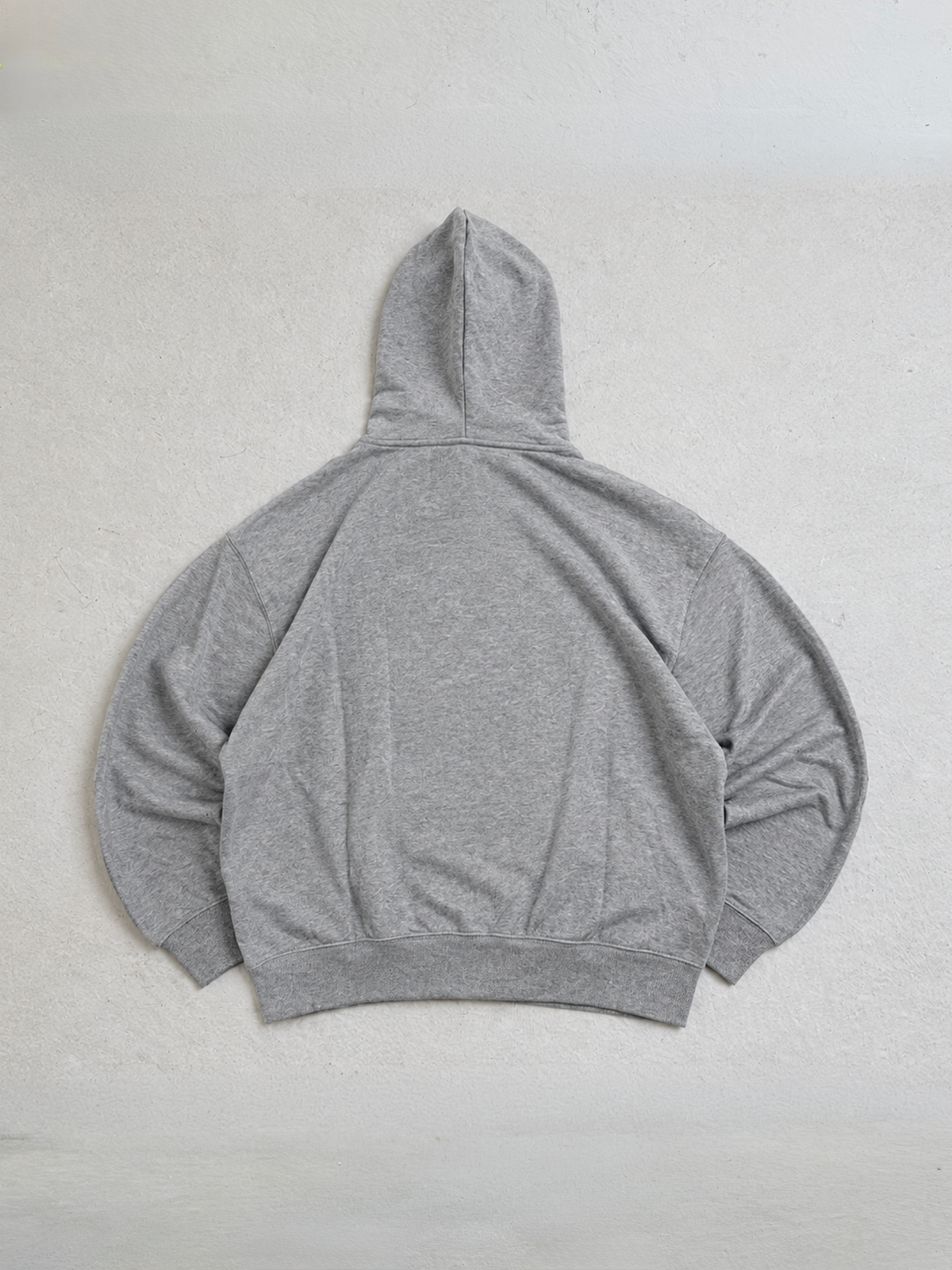 WORLD GREY ZIP-UP HOODIE