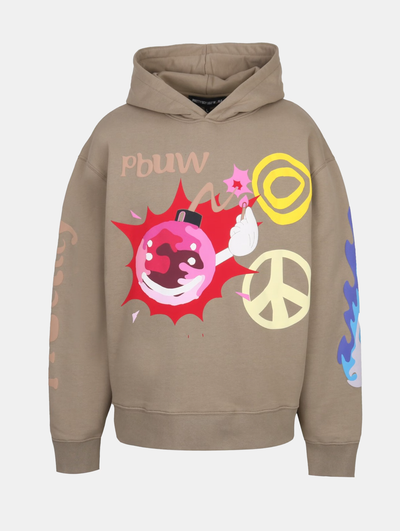 PEACE HOODIE Khaki