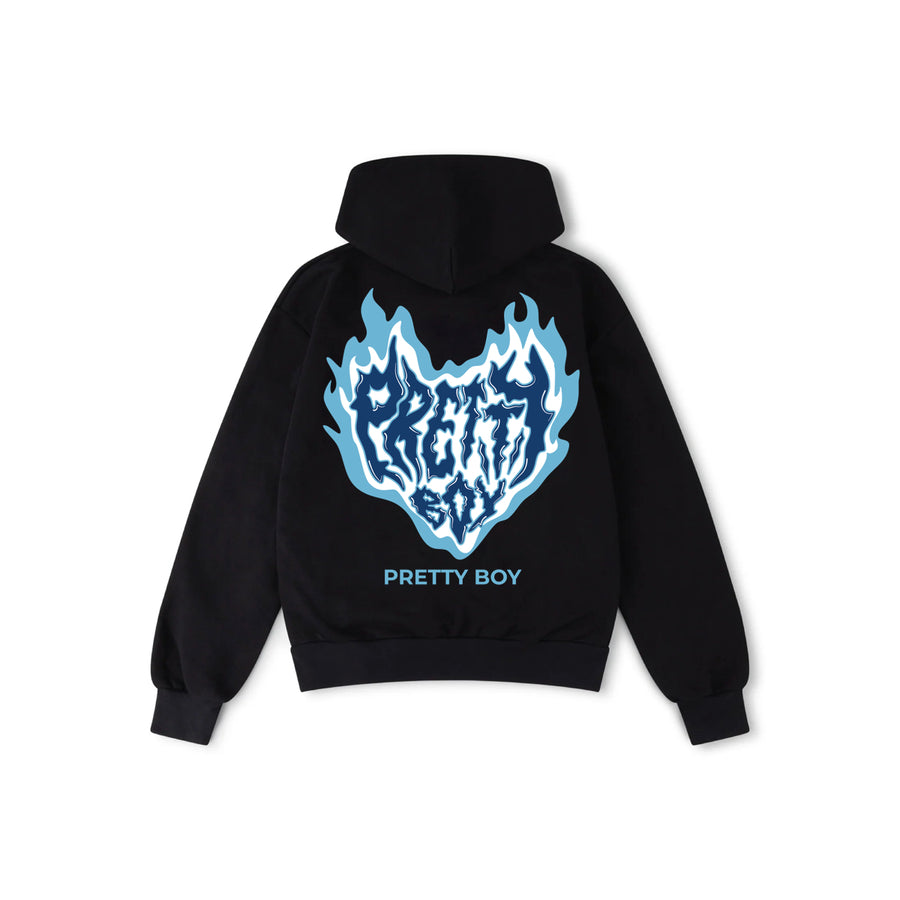 FLAMIN HOODIE - BLACK